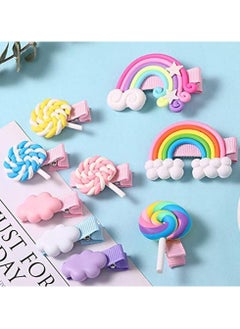 12Pcs Hair Clips Baby Girl Cloud Lollipop Rainbow Set For Girls Toddler Kids Hair Pins Clips Barrettes Hair Accessories - pzsku/Z32C28974FE8D08678D31Z/45/_/1668597123/70c67ba0-6eaa-4610-862e-2d6d9432da75