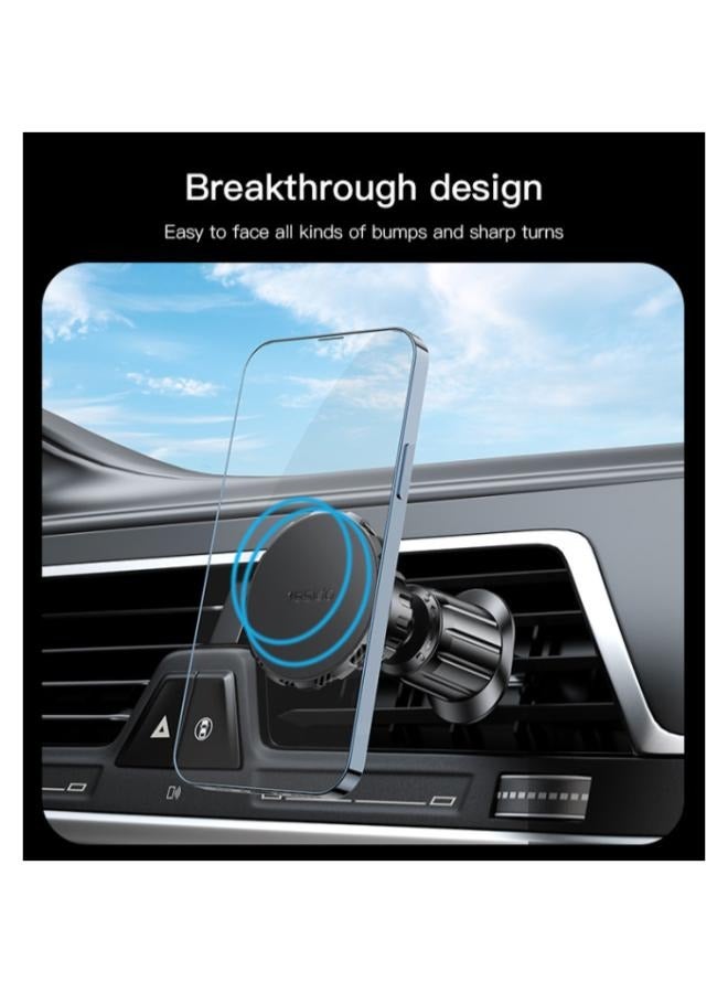 Yesido C154 Whole New Upgrade Zinc Alloy Magnetic Car Phone Holder|Air Outlet Adjustable Magnetic Car Mount  - Image 3