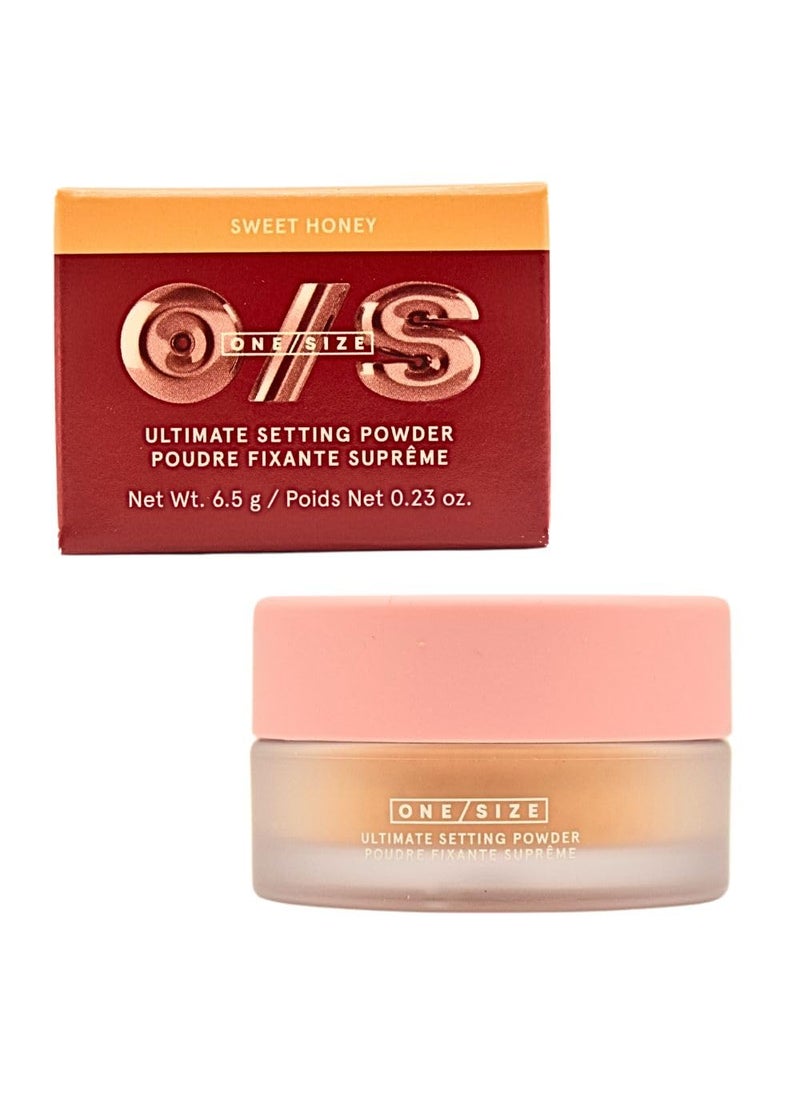 One size OneSize Mini Ultimate Loose Setting Powder  Sweet Honey medium to deep skin tones  023 oz  65 g 