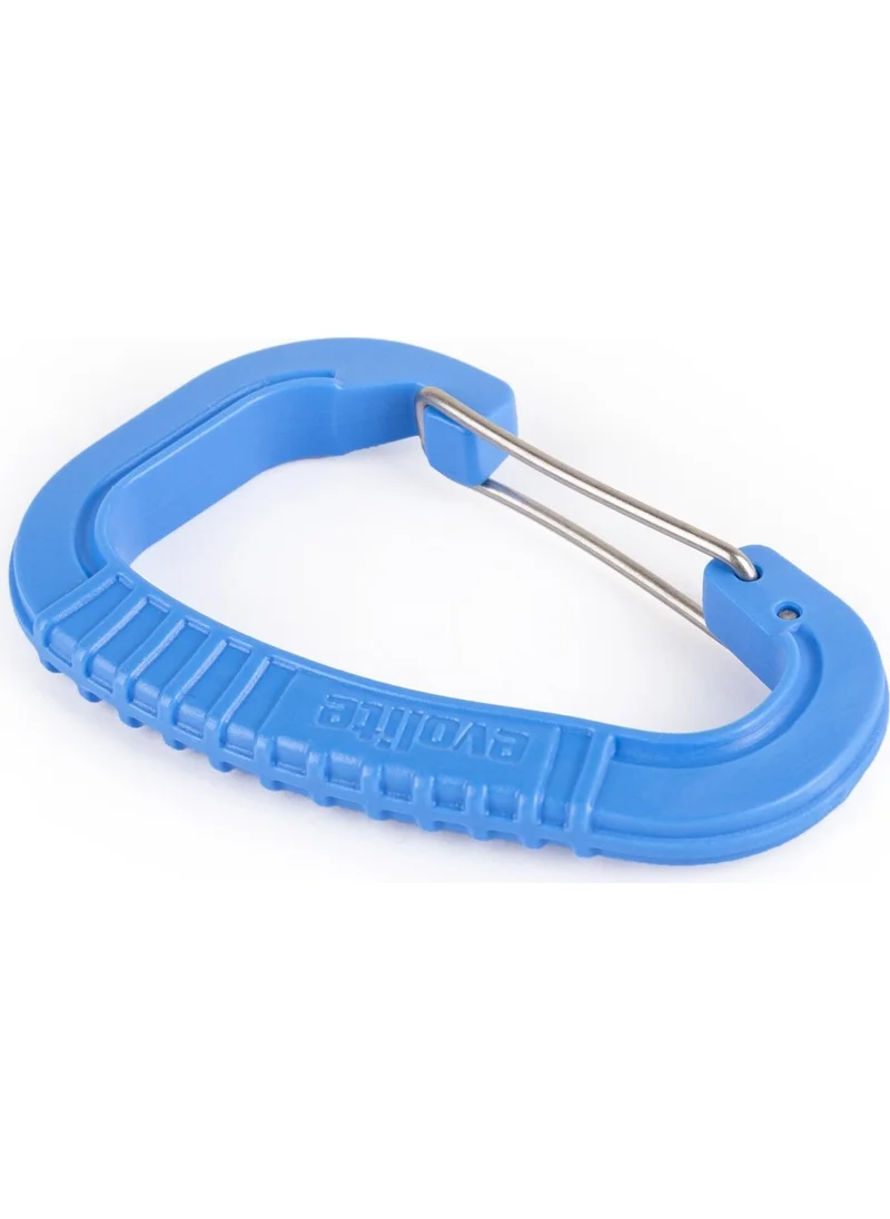 Evolite Strong Carabiner Set of 3 - Beige/red/blue