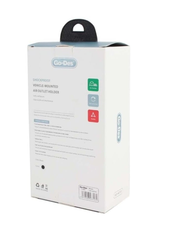 JAJEEK Shockproof Vehicle-Mounted Air Outlet Bracket Holder – Secure & Durable Car Phone Mount - Image 4