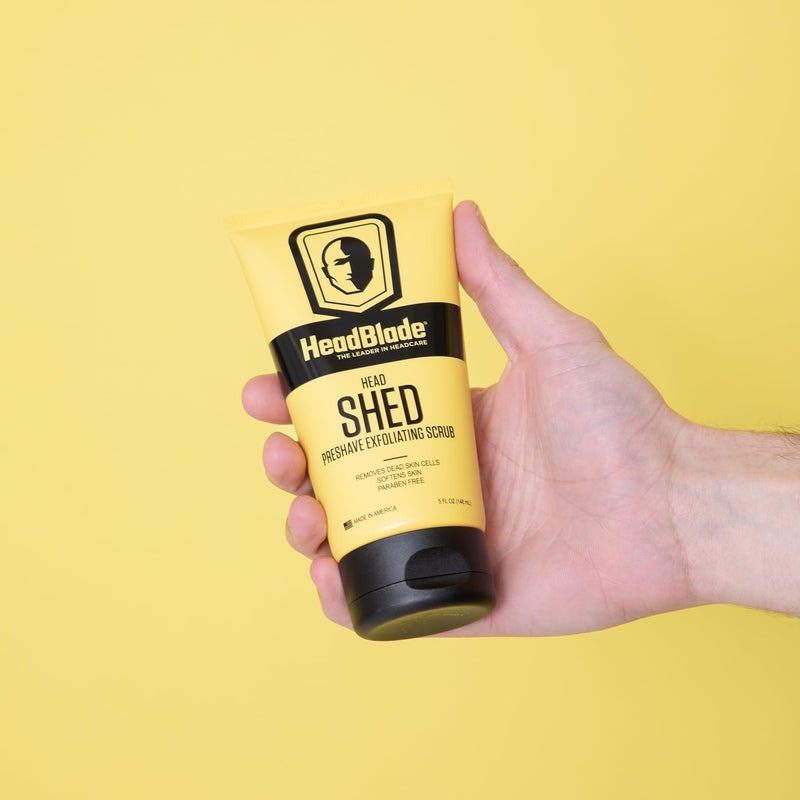 HeadBlade HeadShed Men's Exfoliating Scrub - 5 oz Preshave Exfoliant for Smooth Shave - Image 5