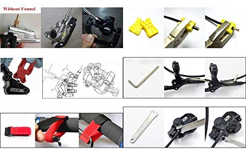 CYCEARTH Bicycle Brake Bleed Kit for Shimano TEKTRO MAGURA Zoom Bike Mineral Oil Hydraulic Disc Professional Tool Set - Image 5