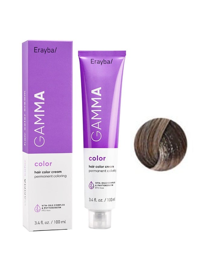 إرايبا كريم صبغة الشعر جاما كولور 100مل (8/12 - أشقر فاتح رمادي ) - Image 1