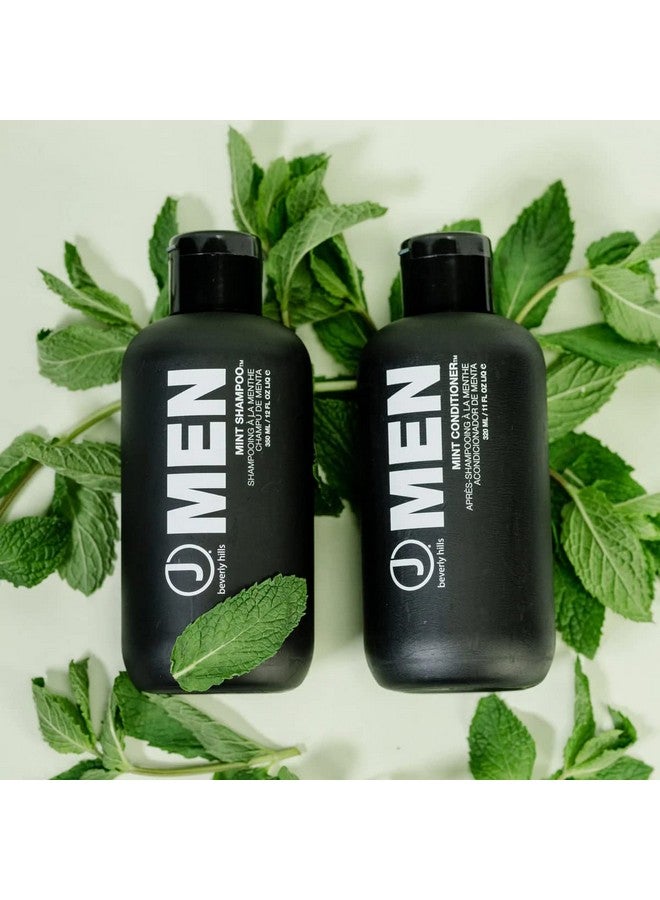J Beverly Hills J Beverly Hills Men's Mint Shampoo with Peppermint Oil for a Healthy Scalp, 12 Oz  - Image 3