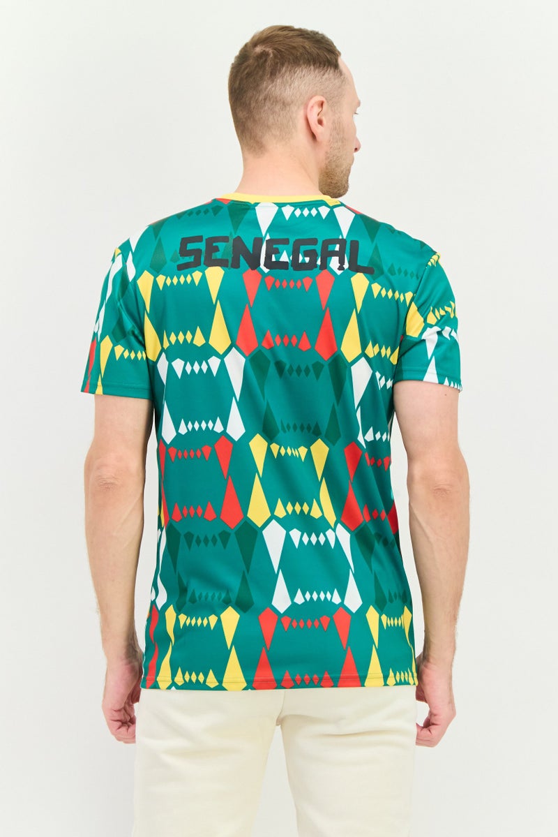 PUMA Men Relaxed Fit Short Sleeves Football Jersey, Multicolor  - Image 3