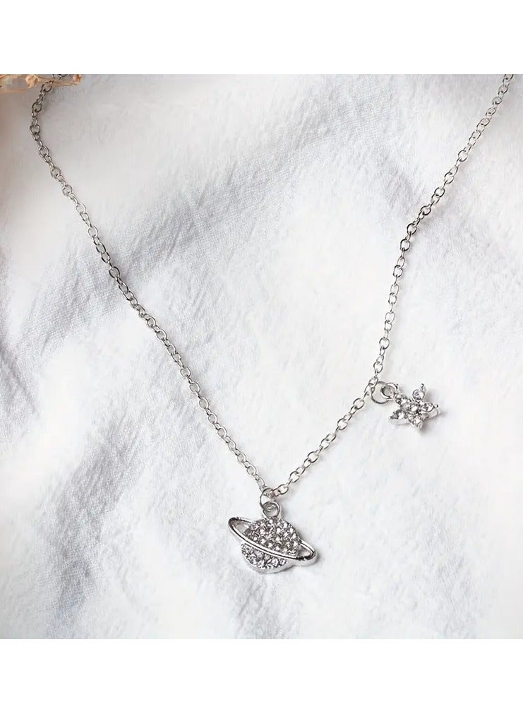 جلوسكي بسيطة وأنيقة كاملة الحفر قلادة نجم العالم - Image 1