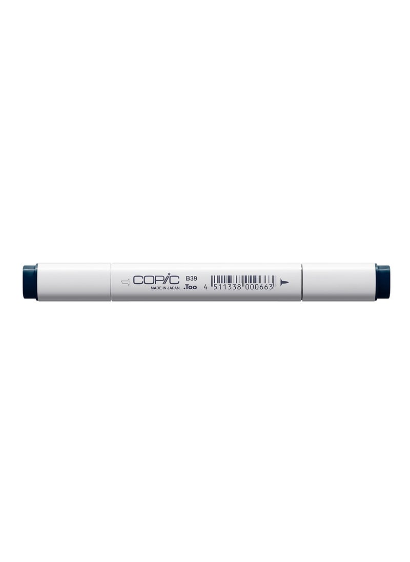 COPIC Copic Marker with Replaceable Nib, B39-Copic, Prussian Blue 
