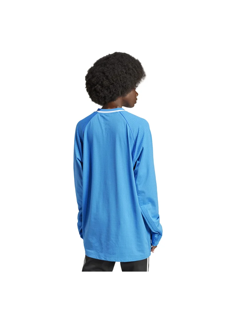اديداس adidas FR LS JERSEY Blue Originals Women JERSEYS