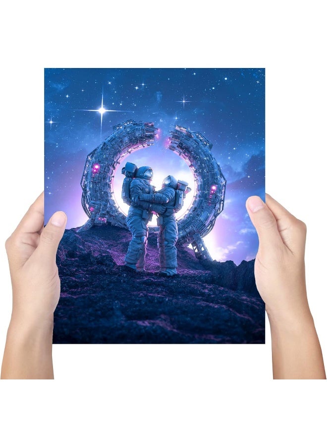 Home Trove Insire Space Posters For Boys Room, Outer Space Posters For Kids, Galaxy Bulletin Board Decorations, Galaxy Classroom Decorations, Space Educational Poster - Unframed (8X10Â€)  - Image 4