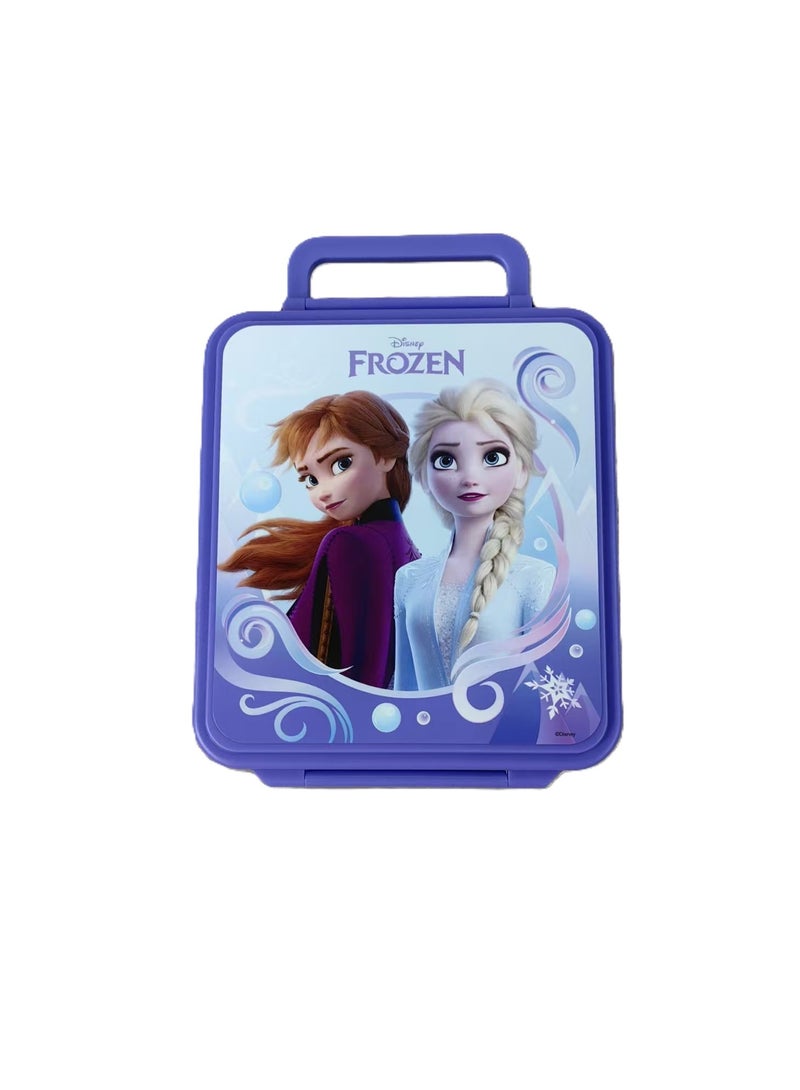Disney FROZEN صندوق غداء ديزني فروزن الأميرة إلسا وآنا مع جرة - معزول، مقاوم للتسرب وأنيق - بنفسجي - Image 2