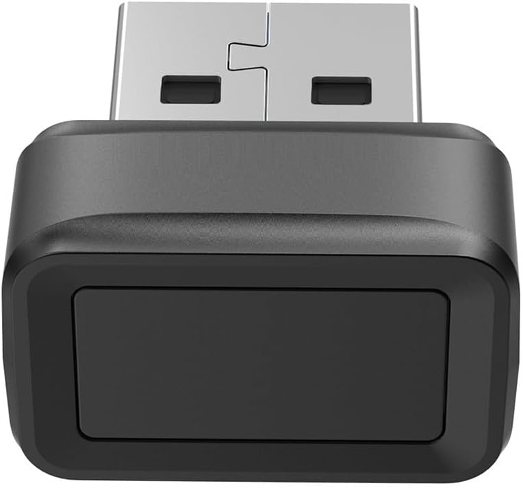 USB Fingerprint Reader Zinc Alloy Housing 360 Degree Touch Recognition Fast 0 5s Biometric Scanner for Home Office Security - Image 1