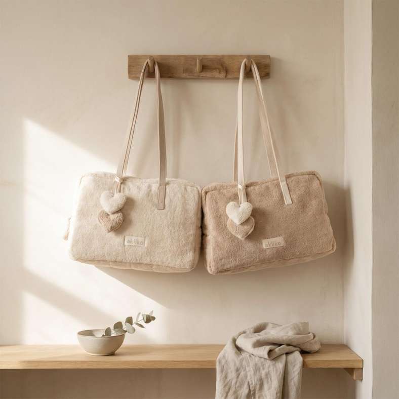 Pan Home Akiiko Terry Handbag 28x10x18cm - Wheat - 262PSF9900072 - Image 4