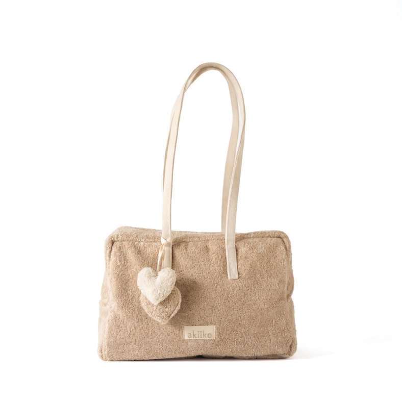Pan Home Akiiko Terry Handbag 28x10x18cm - Wheat - 262PSF9900072 - Image 5