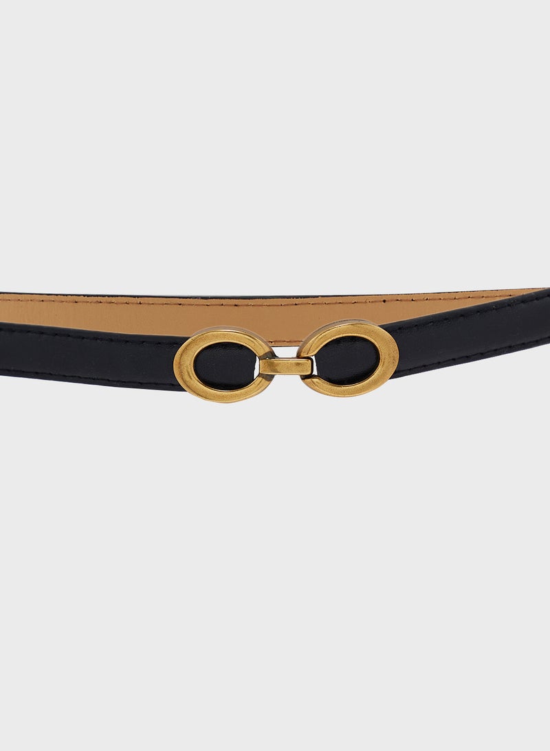 ايلا حزام خصر مزدوج بإبزيم مميز - Image 2