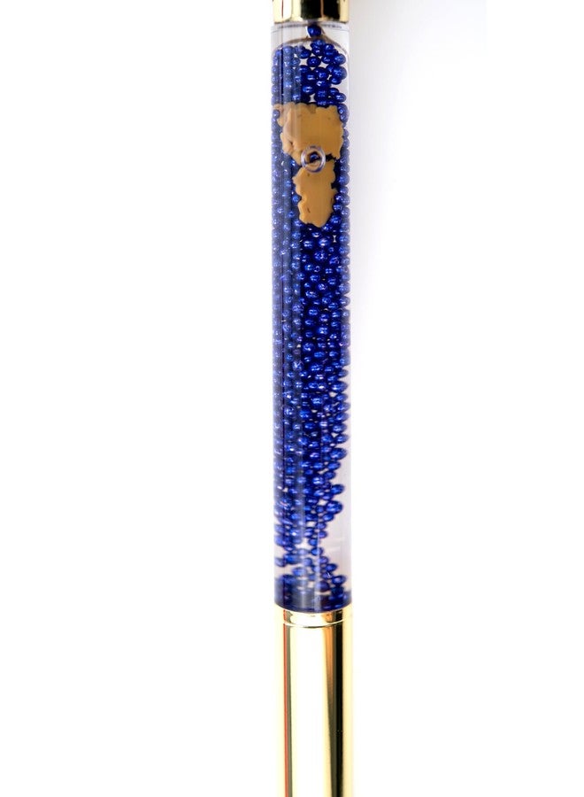 CONQUEST CON*QUEST Conquest Journals Harry Potter Chocolate Frog Ballpoint Pen, Twist Metal, Refillable Black Ink, Glass Stone Topper, Oil Top Barrel with Floating Shapes & Blue Crystals, Officially Licensed - Image 3