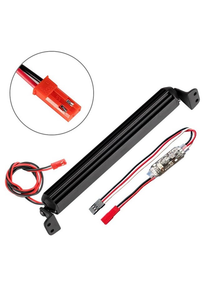 Zhongzhen Rc Light Bar 30 Led 5.3 Inch Aluminum Rc Lights Rc Crawler Accessories For Axial Scx10 Traxxas Trx4 Trx6 Arrma Senton Redcat Gen7 1/8 1/10 Scale Rock Crawler Truck Rc Car Roof Light Kit Zhongzhen  - Image 2