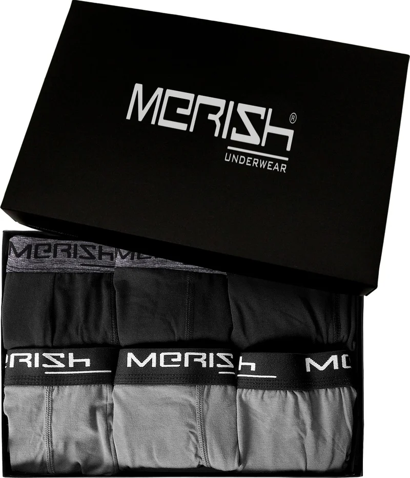Merishopping Men's 6-Pack Premium Lycra Boxer (BOXED PRODUCT)