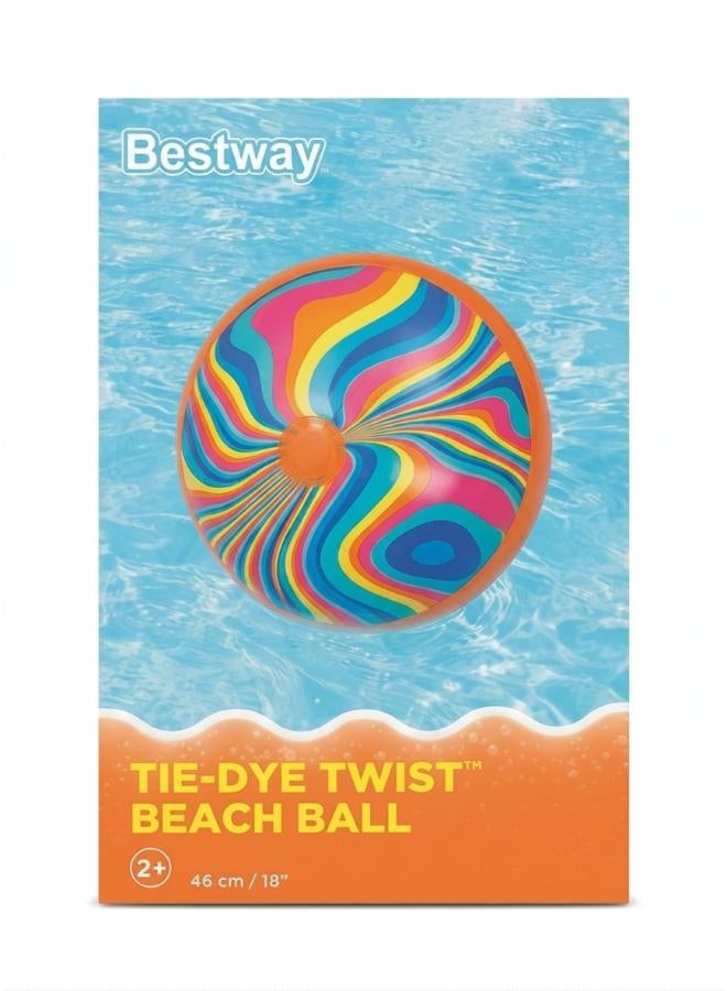 Bestway Tie-Dye Twist™ Beach Ball - Image 1