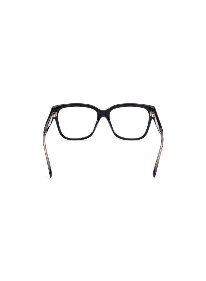ماكس اند كو نظارة طبية بشكل مربع للنساء بأذرع من الأسيتات MO5048  مقاس 54 - اسود لامع - Image 4