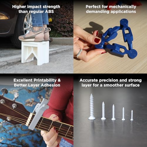 polymaker خيوط بوليماكر PLA PRO 1.75 مم بيج عسكري، خيوط PLA قوية لطابعة 3D 1 كجم - خيوط بوليلايت 1.75 PLA PRO قوية وعالية الصلابة لطباعة 3D بيج عسكري - Image 4