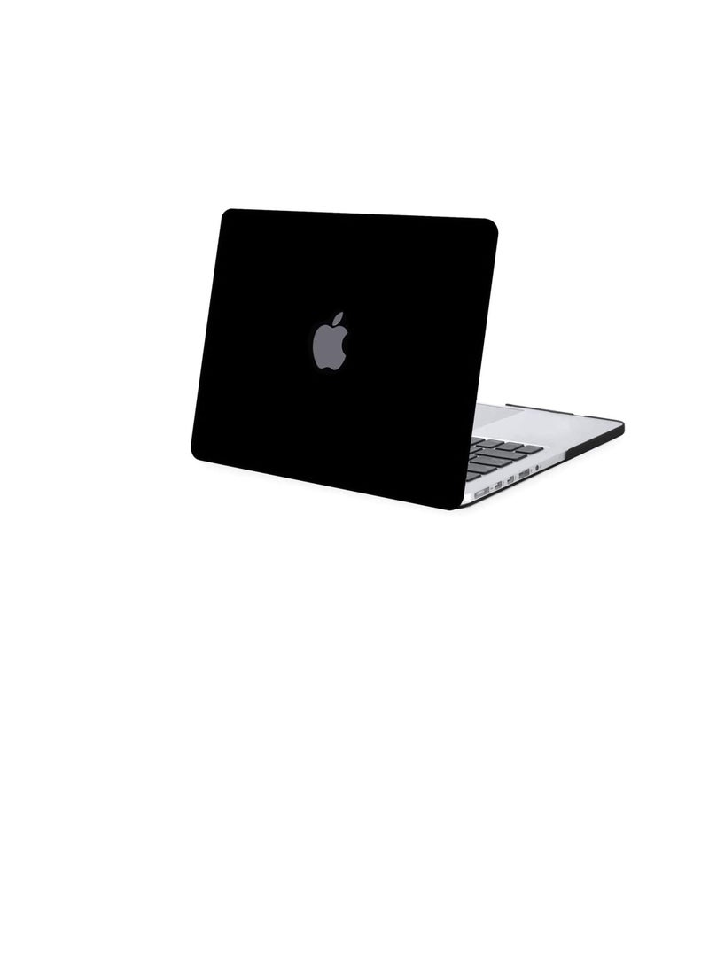 Generic Case Compatible For MacBook Pro 15 inch Case 2019 2018 2017 2016 Release A1990 A1707 with Touch Bar Plastic Hard Shell Case Black Color  - Image 1