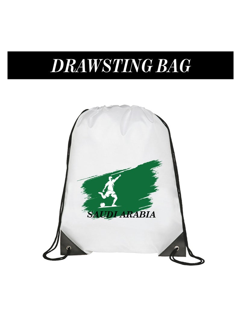 Saudi Arabia Combo Pack - Saudi National Day - Choose Your Favorite Combo - Cap - Scarf - Flag - Pin - Drawstring Bag - Image 5