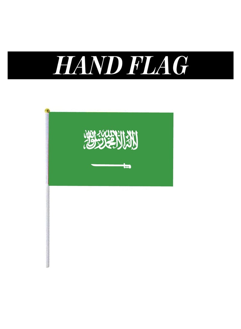 Saudi Arabia Combo Pack - Saudi National Day - Choose Your Favorite Combo - Cap - Scarf - Flag - Pin - Drawstring Bag - Image 3