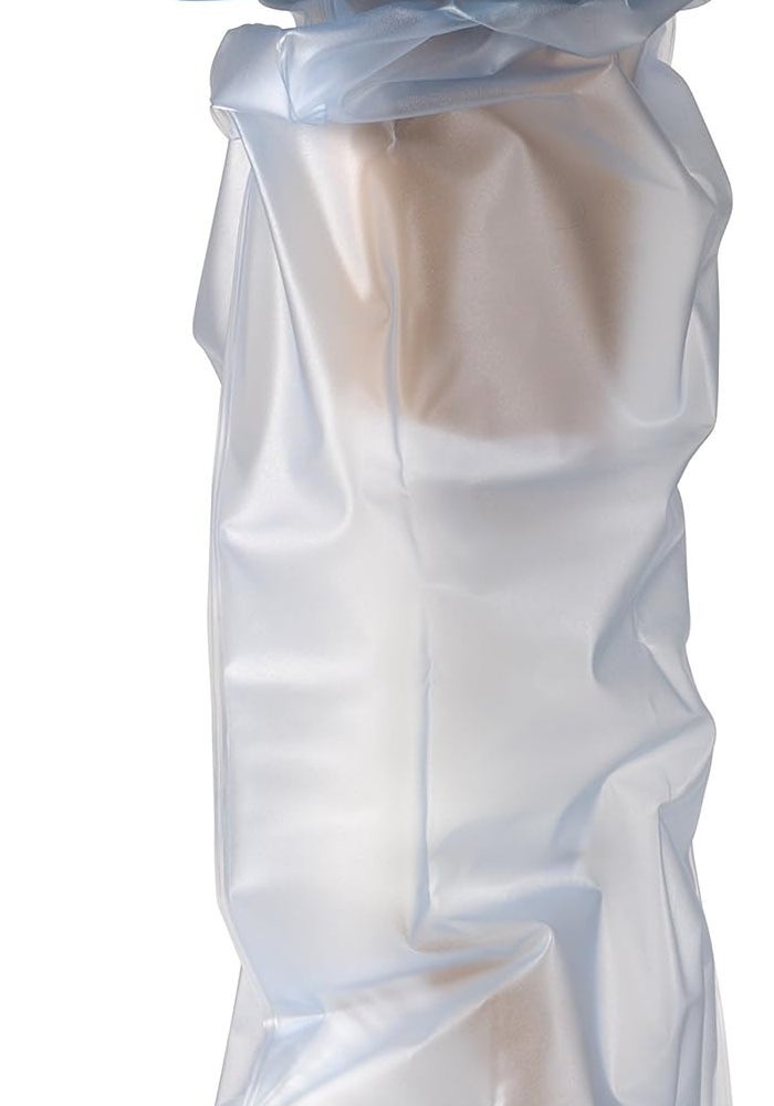 DMI Waterproof Cast Cover for Pediatric Legs - Reusable Wound Barrier with Watertight Seal for Showers and Baths - Image 2