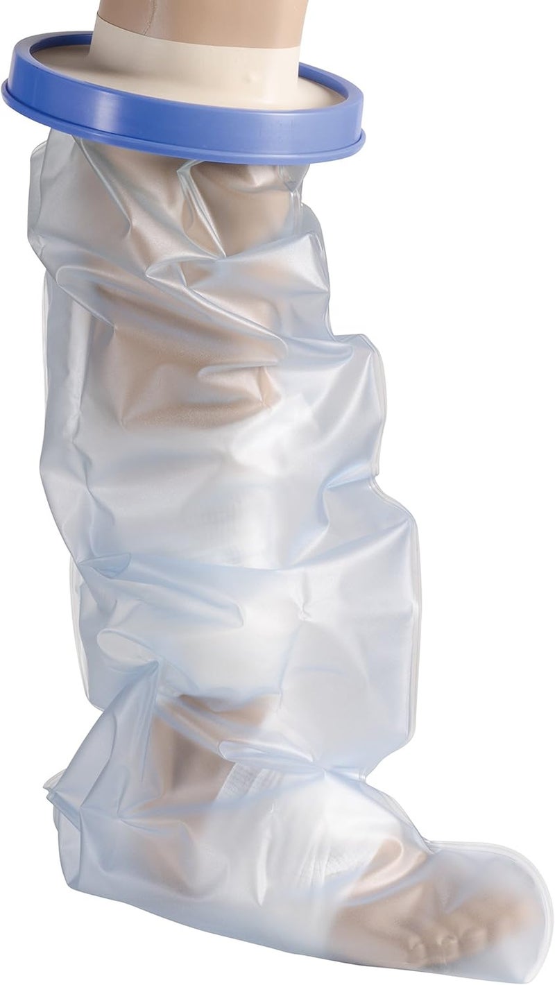 DMI Waterproof Cast Cover for Pediatric Legs - Reusable Wound Barrier with Watertight Seal for Showers and Baths - Image 3