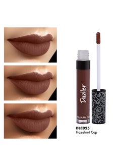 DAZLLER All Day Lipcolour|Moisturizing Kokum Butter|Brown Liquid Lipstick For Women|Non-Transfer|8Hr Stay|Dlc025 Hazelnut Cup|6G  - Image 5