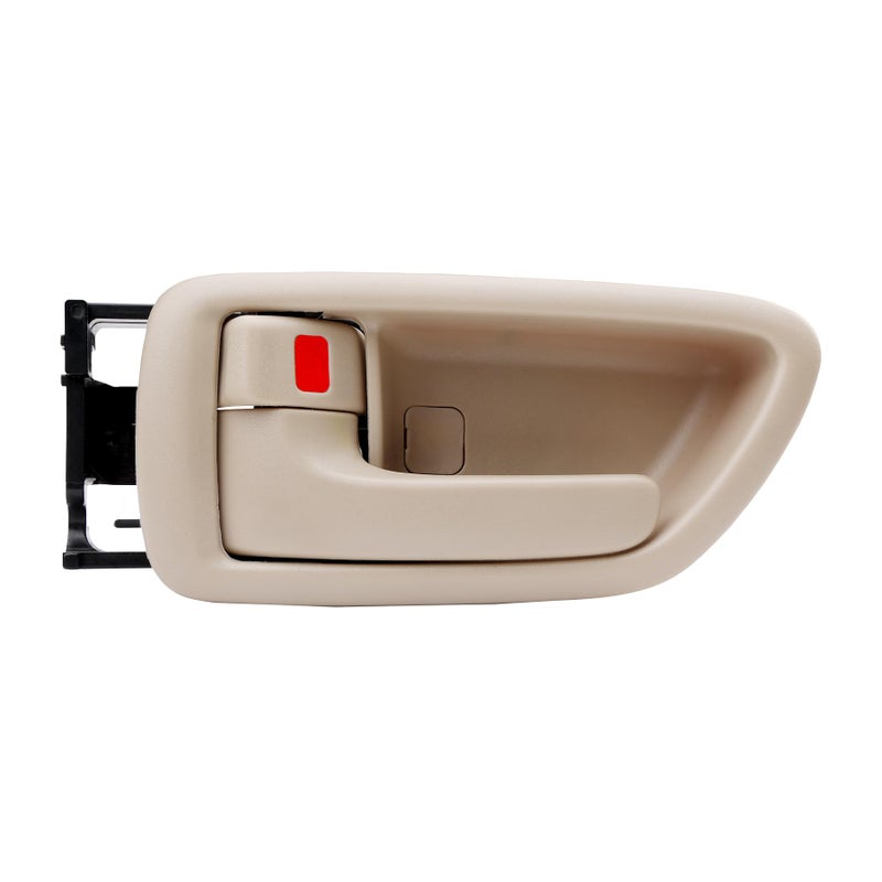 Interior Door Handle W Bezel Compatible with 2000 2001 2002 2003 2004 2005 2006 2007 Toyota Avalon Sequoia TundraCrew Cabs Beige Front Rear Inside Left Driver 692060C030E169206AC010E1
