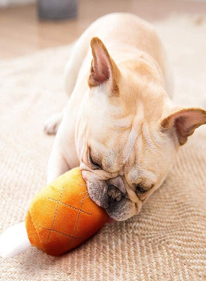 بتس إمباير لعبة قطيفة على شكل فخذ دجاجة من بيتس إمباير، لعبة مضغ تصدر صوت صرير، لطيفة وناعمة (لعبة دجاجة للكلاب (عبوة من قطعتين)) - Image 3