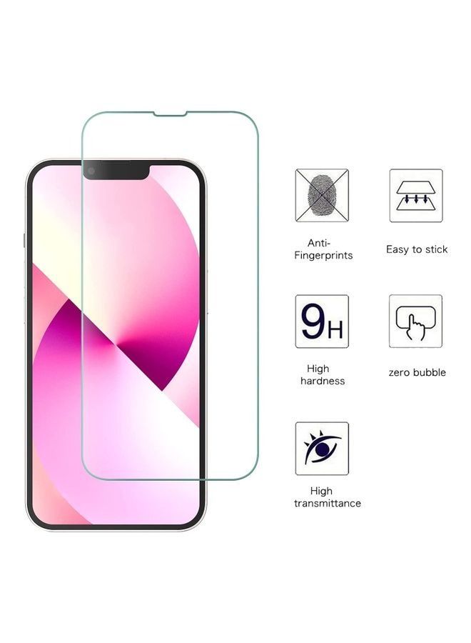 1- piece iPhone 13 Pro Max Tempered Glass Screen Protector Clear - Image 2