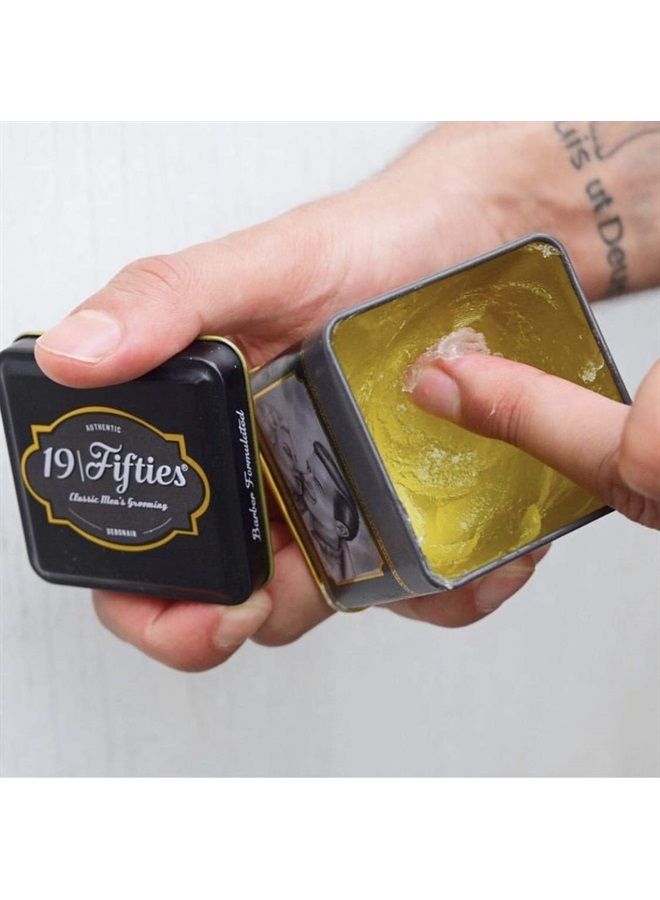 19Fifties Union Original Pomade For Men - 4oz Beautiful Tin | All Day Firm Hold, Easily Washes Out With Water, High Shine & Amazing Scent - Ideal For Pompadours, Side-Part Comb-Overs, & Slick-Back - Image 2
