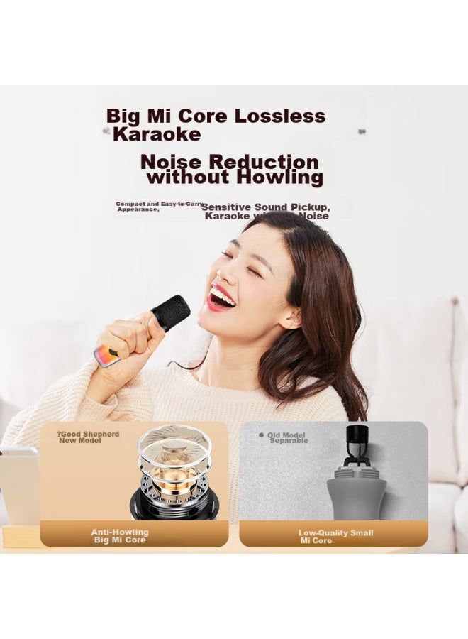 The Good Shepherd Good Shepherd Wireless Bluetooth Speaker Karaoke Microphone All-in Home Ktv System For Family, Children's Karaoke Singing Device With Built-in Sound Card New Model - Image 5