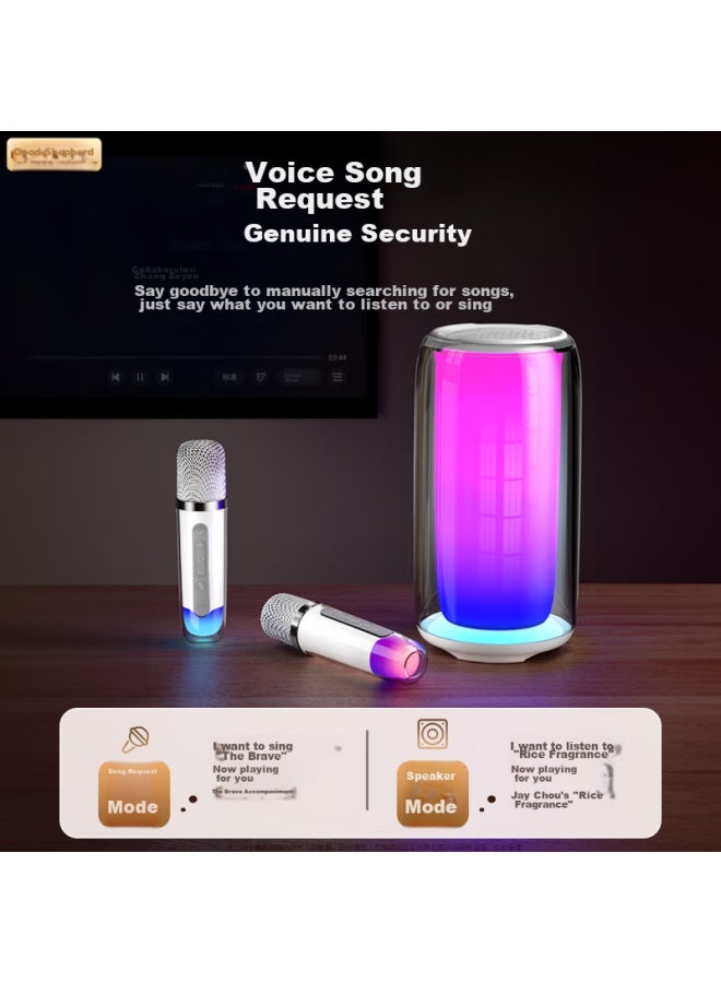 The Good Shepherd Good Shepherd Wireless Bluetooth Speaker Karaoke Microphone All-in Home Ktv System For Family, Children's Karaoke Singing Device With Built-in Sound Card New Model - Image 4