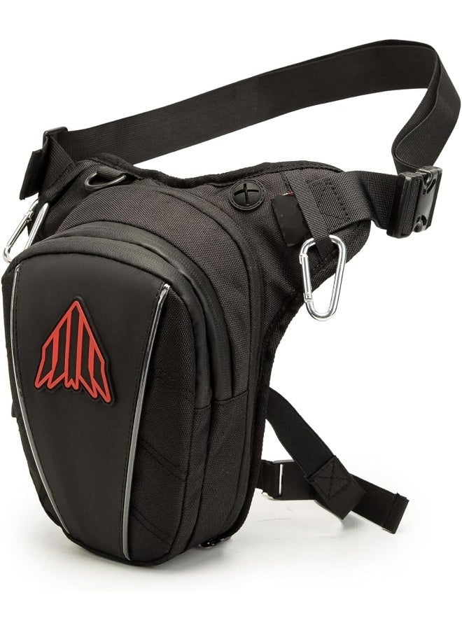 LAICOMEIN Waterproof Motorcycle Drop Leg Bag with Reflective Logo - Image 1