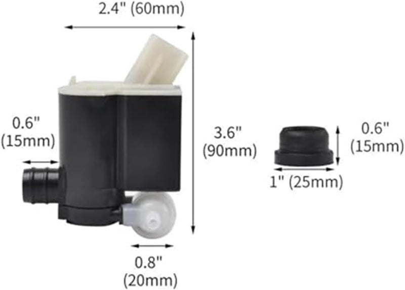 Wivplex Washer Pump for Santa Fe and Tucson - Image 3