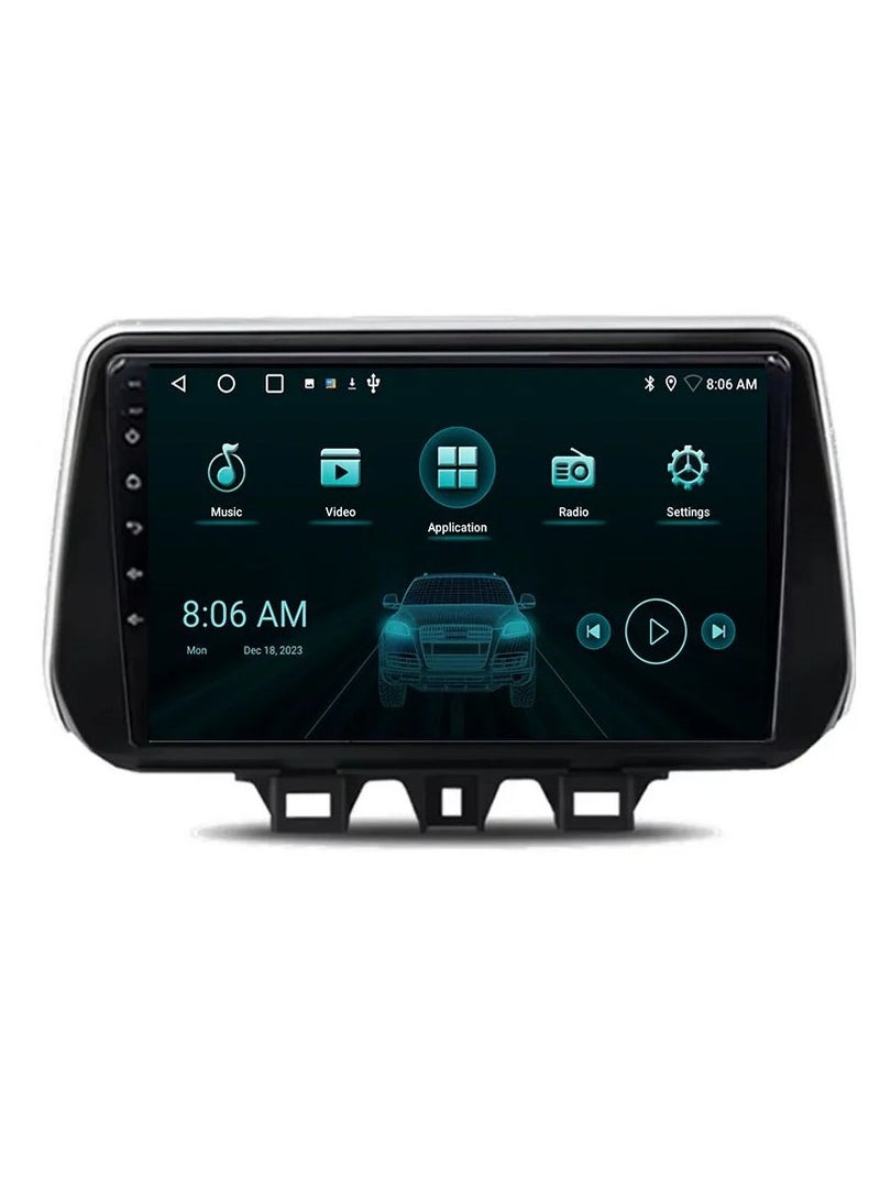 ام ان تي شاشة هيونداي توسان 2019 - 2021 هي جزء من نظام المعلومات والترفيه في السيارة يعمل بنظام التشغيل Android ويدعم ميزات مثل Apple CarPlay وAndroid Auto، مما يتيح لك توصيل هاتفك الذكي بسهولة كما أنها توفر دقة عالية تصل إلى 1080 بكسل، مما يجعلها ممتازة لعرض المعلومات والخرائط بوضوح - Image 5