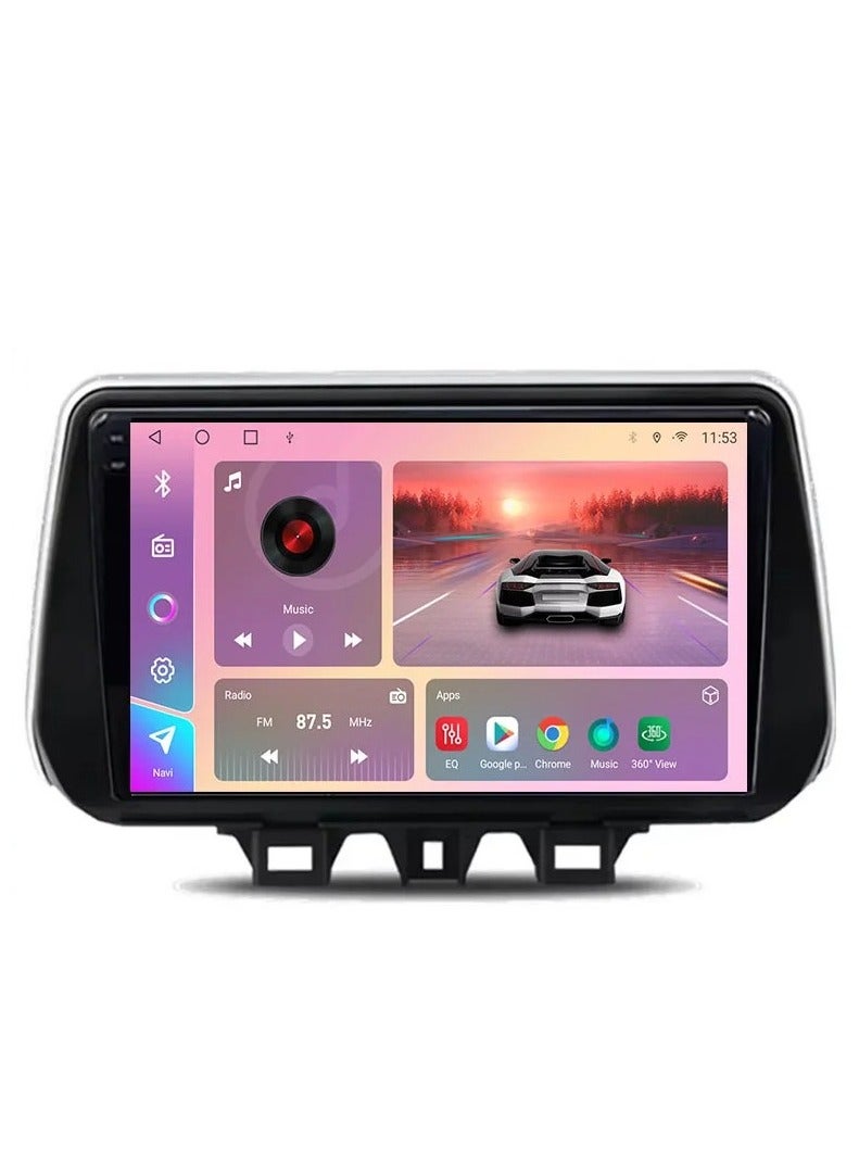 ام ان تي شاشة هيونداي توسان 2019 - 2021 هي جزء من نظام المعلومات والترفيه في السيارة يعمل بنظام التشغيل Android ويدعم ميزات مثل Apple CarPlay وAndroid Auto، مما يتيح لك توصيل هاتفك الذكي بسهولة كما أنها توفر دقة عالية تصل إلى 1080 بكسل، مما يجعلها ممتازة لعرض المعلومات والخرائط بوضوح - Image 1