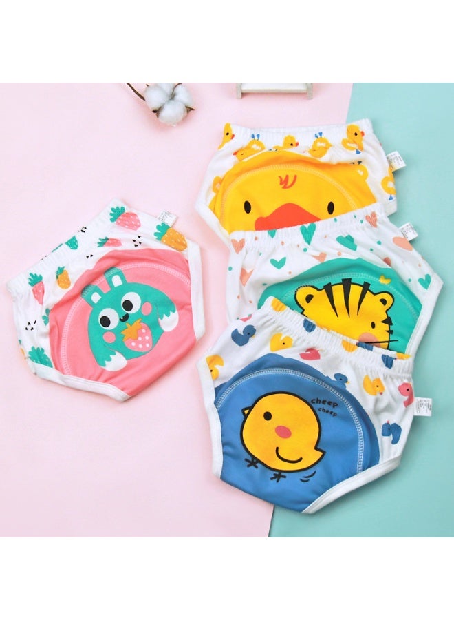DOOKOO 2 Piece Potty Training Underwear, 6 Layers Breathable Cotton Absorbent Trainer Pants for Toddler Baby Boys Girls Waterproof - Image 2