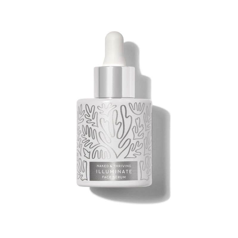 Naked + Thriving Naked & Thriving Illuminate BC+ Face Serum | Hyaluronic Acid, Vitamin C, Bakuchiol | Organic, Vegan, & Naturally-Derived Skin Care | For Mature Skin, Visible Spots and Wrinkles (1.0 fl oz/30 mL) - Image 2