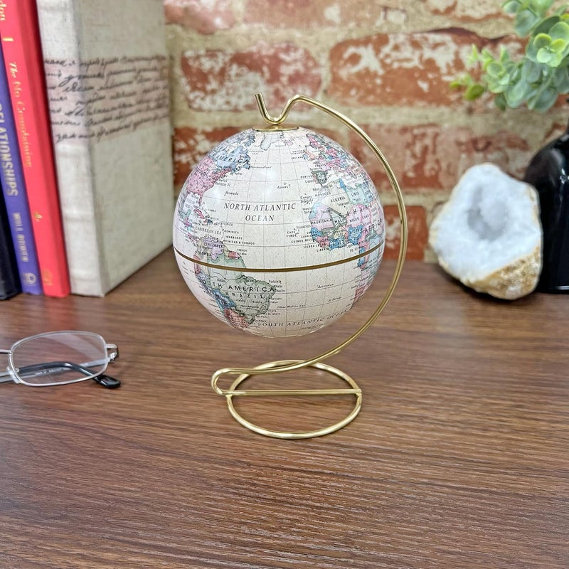 Plymor Simple Gold Ornament Stand, 6" H x 2.625" W x 2.625" D - Image 4