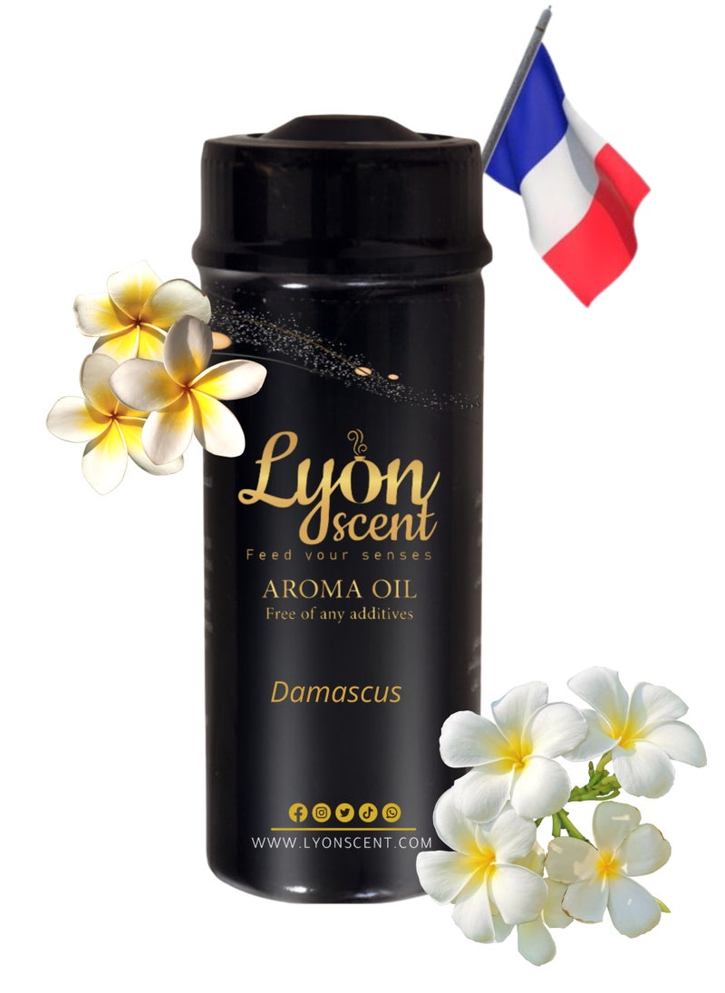LYON SCENT - Lyon Scent Aroma Oil, 100% Pure Oil, Perfume for Air Freshener, Diffuser Aroma, Fragrance Oil, Air Freshener Oil refill, Essential Scented Oil, Luxurious Scent (DAMASCUS) - Image 1