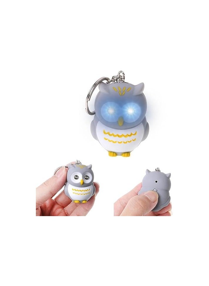 Generic - 2 pieces of the most requested owl keychain, one piece is pink and the other is a random color. The medallion has a flashlight and also a “hoo-hoo” sound. - Image 1