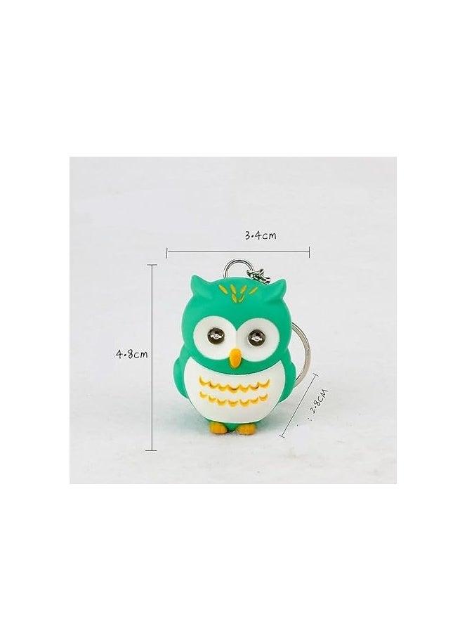 Generic - 2 pieces of the most requested owl keychain, one piece is pink and the other is a random color. The medallion has a flashlight and also a “hoo-hoo” sound. - Image 1
