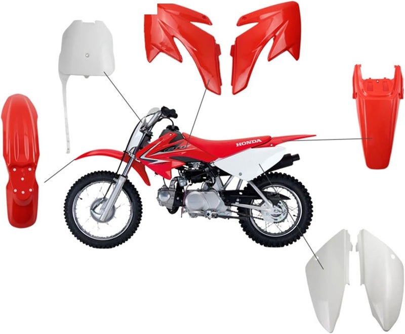 Wivplex Motorcycle Dirt Bike CRF 70 Fairing Cover Set - Image 4