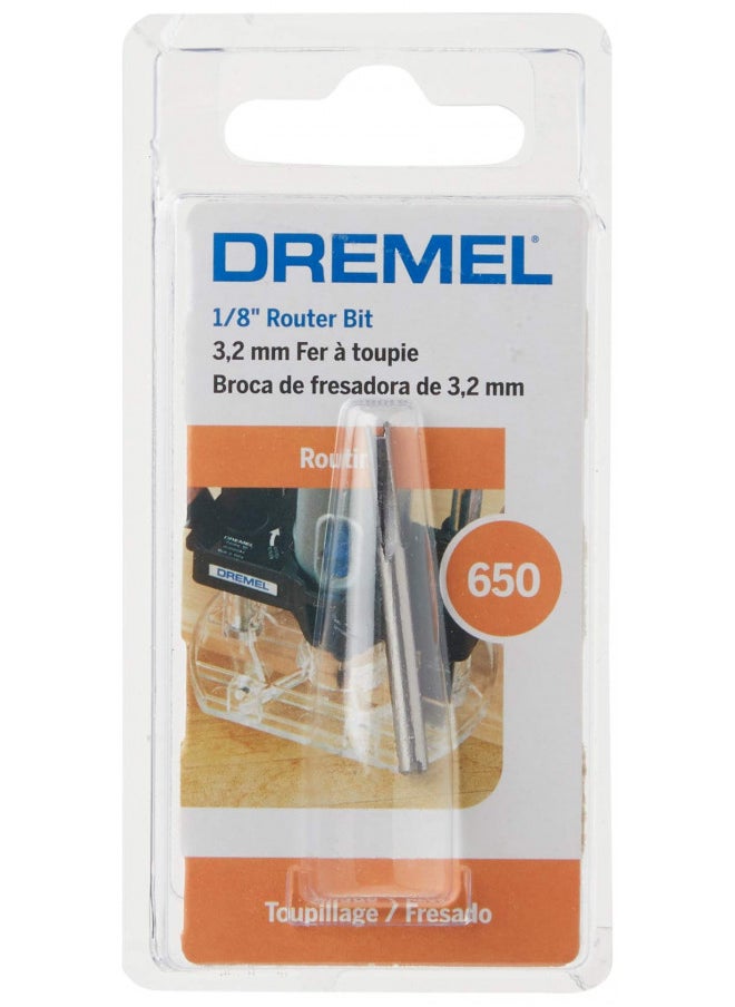 DREMEL Dremel 650 1/8-Inch Straight Routing Bit Gray  - Image 2