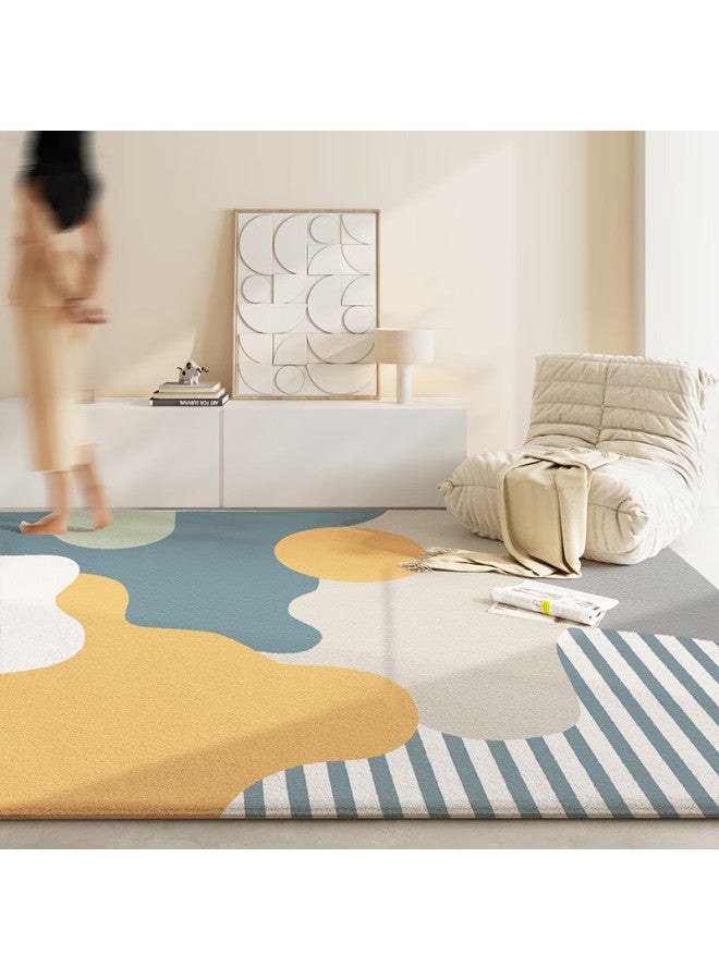 Dajiang Living Room Carpet Sofa Coffee Table Wash-free Bedroom Thickened High-grade Lamb Velvet 160x240cm - Image 1